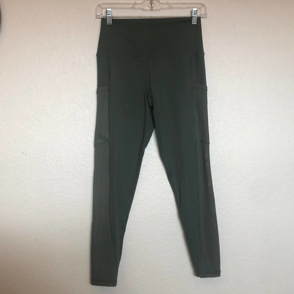 Aerie Move Leggings W Mesh Side Panels and Pockets
